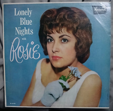 Front cover of Rosie – Lonely Blue Nights, Brunswick, US, 1961