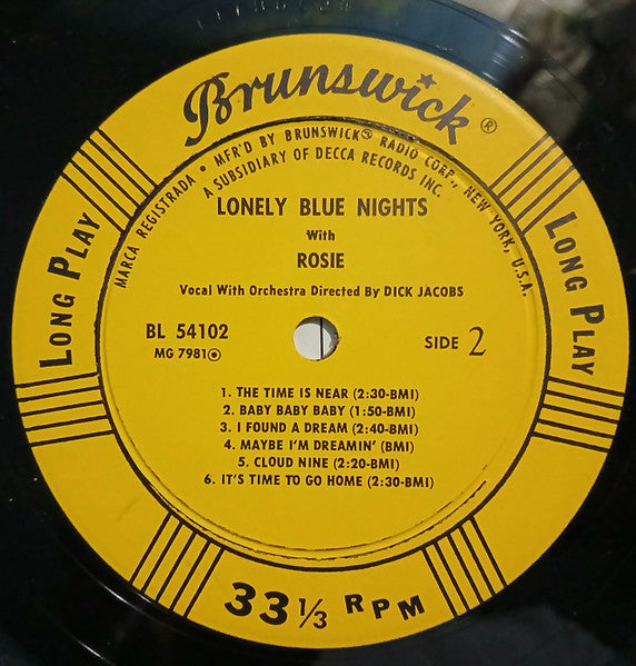Rosie – Lonely Blue Nights, image 4