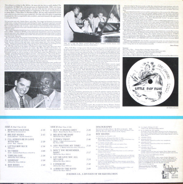 Roy Milton And His Solid Senders – Big Fat Mama, image 2