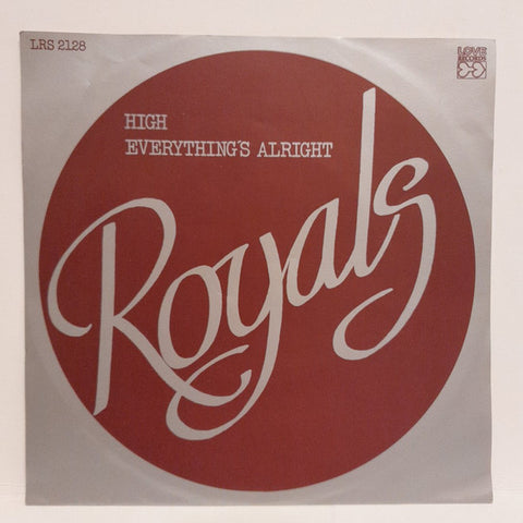 Front cover of A. J. Royals – High / Everything's Alright, Love Records, Finland, 1976