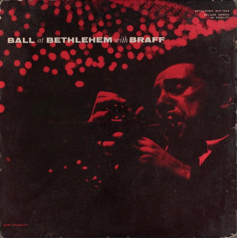 Front cover of Ruby Braff – Ball At Bethlehem With Braff, Bethlehem Records, US, 1955