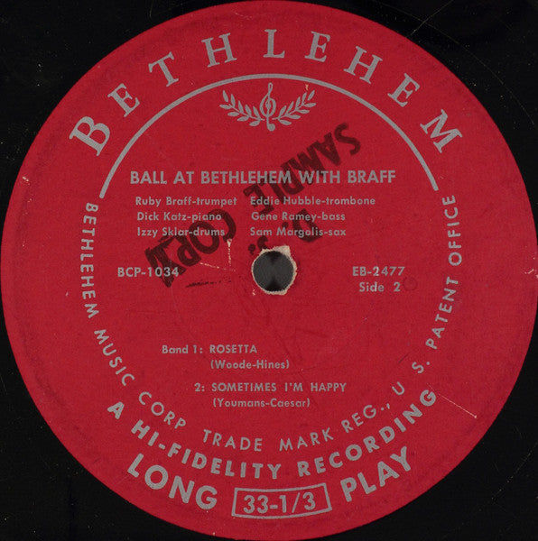 Ruby Braff – Ball At Bethlehem With Braff, image 4