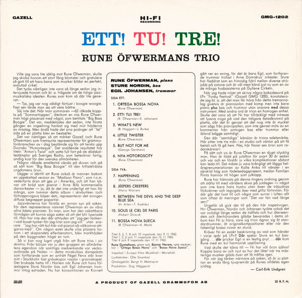 Rune Öfwerman Trio – Ett! Tu! Tre!, image 2
