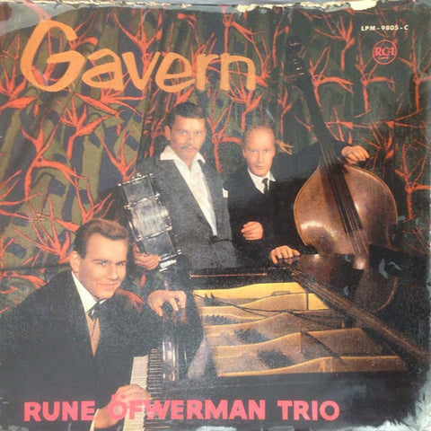 Front cover of Rune Öfwerman Trio – Gavern, RCA, Germany, 1957