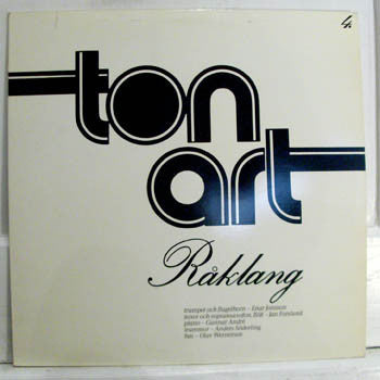 Front cover of Råklang – Råklang, Ton Art, Sweden, 1979