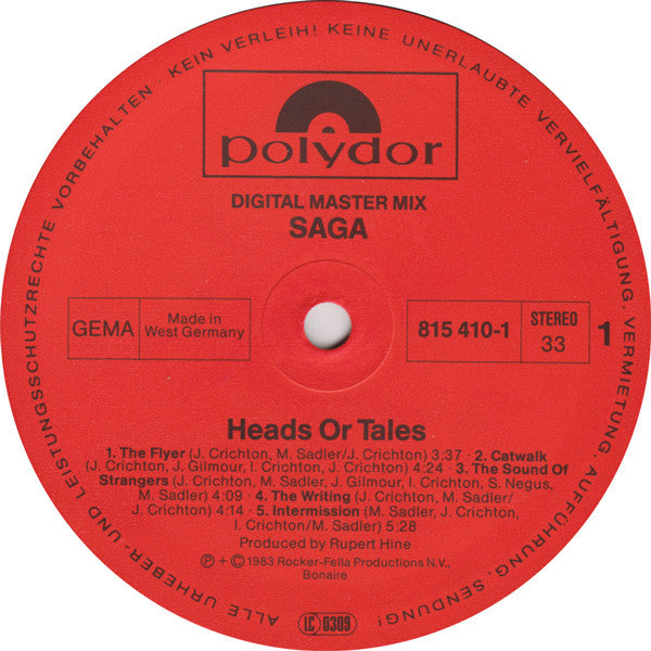 Saga – Heads Or Tales, image 3