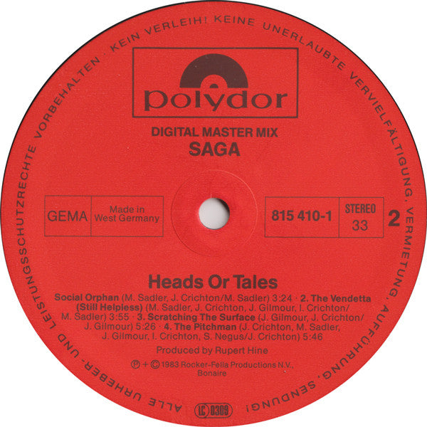 Saga – Heads Or Tales, image 4