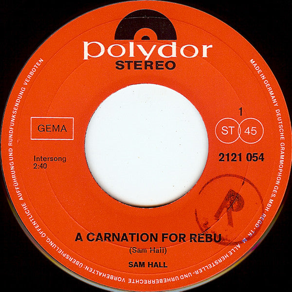 Sam Hall – A Carnation For Rebu, image 3