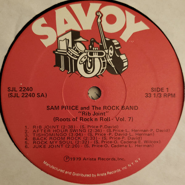 Sam Price And The Rock Band – Rib Joint, image 5