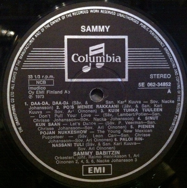 Sammy Babitzin – Sammy, image 3