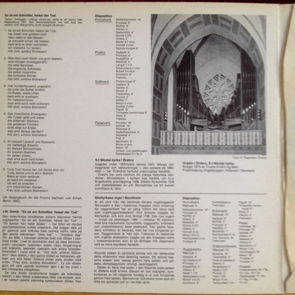 Samuel Scheidt, Bjarne Sløgedal, Ludvig Nielsen, Johann Nepomuk David, Gotthard Arnér, Margareta Jonth – Orgel På Folkton, image 3