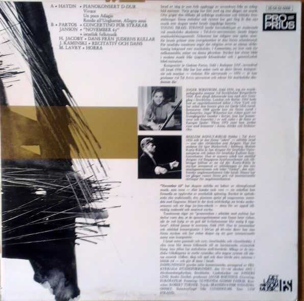 Shalom Ronly-Riklis, Young Israel Strings, Inger Wikström – Shalom, image 2