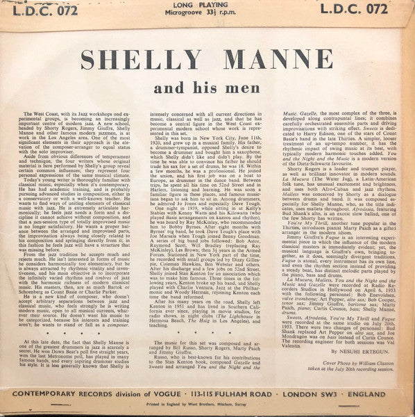 Shelly Manne And His Men – Shelly Manne And His Men, image 2