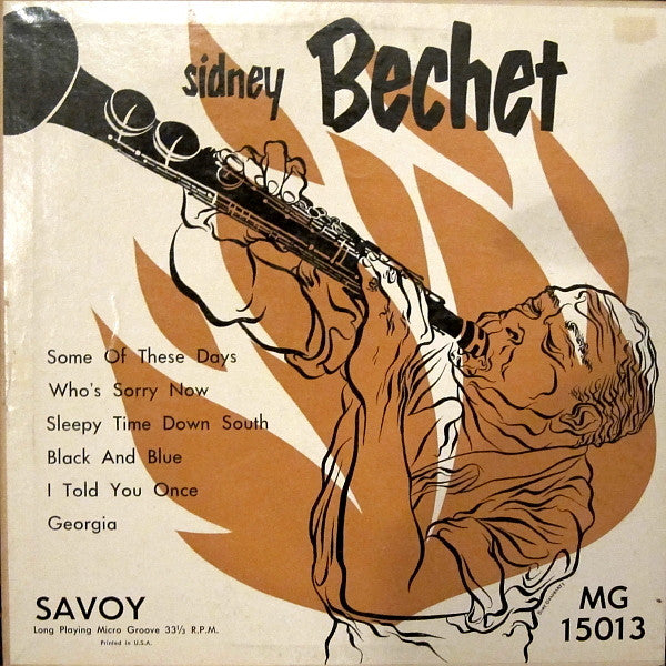 Front cover of Sidney Bechet – Sidney Bechet, Savoy Records, US, 1952