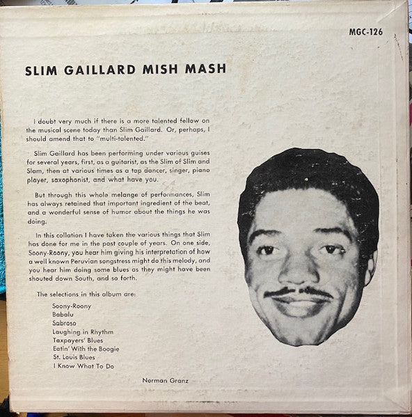 Slim Gaillard – Mish Mash, image 2