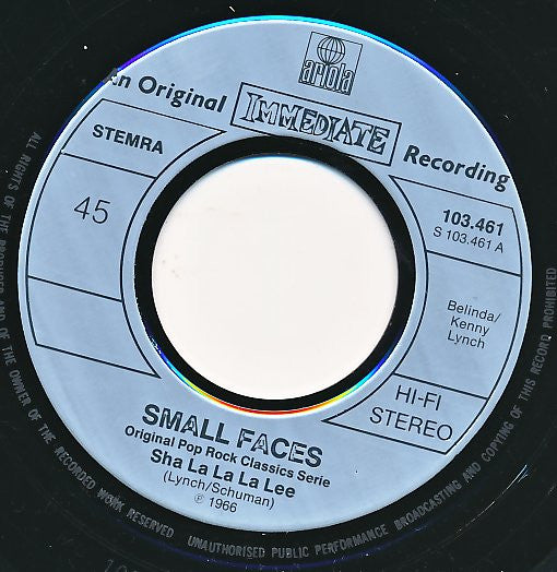 Small Faces – Sha La La La Lee / Wat'cha Gonna Do About It, image 3