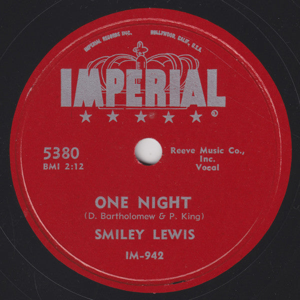 Front cover of Smiley Lewis – One Night / Ain't Gonna Do It, Imperial, US, 1956