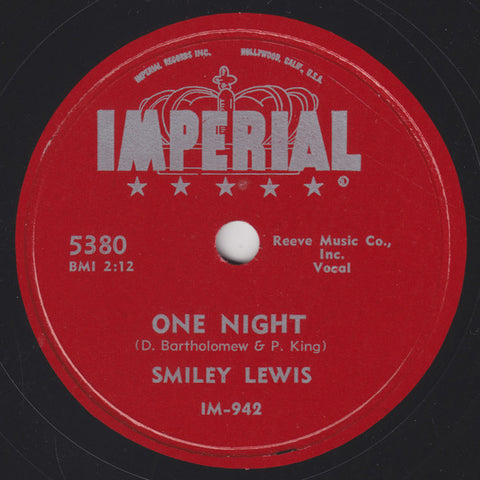 Front cover of Smiley Lewis – One Night / Ain't Gonna Do It, Imperial, US, 1956