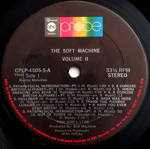 The Soft Machine – Volume Two, image 3