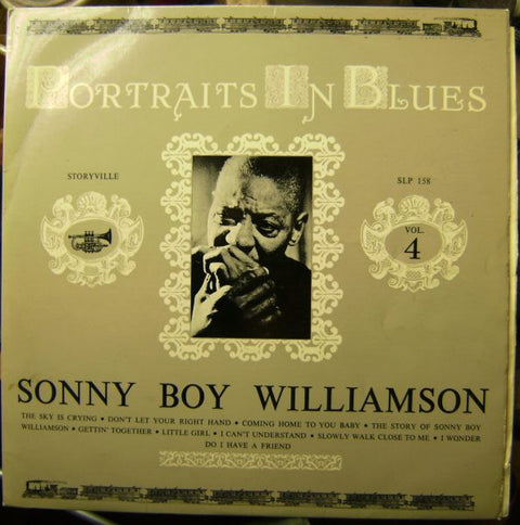 Front cover of Sonny Boy Williamson – Portraits In Blues Vol. 4, Storyville, Denmark, 1963