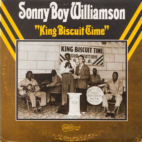 Front cover of Sonny Boy Williamson – King Biscuit Time, Arhoolie Records, US, 1970