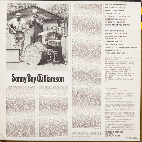 Sonny Boy Williamson – King Biscuit Time, image 2