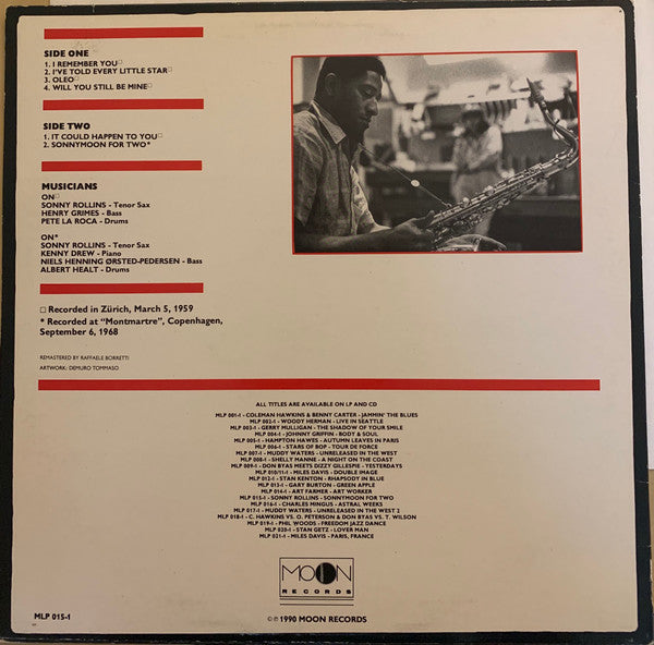 Sonny Rollins – Sonnymoon For Two, image 2