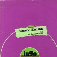 Front cover of Sonny Rollins Trio – In Sweden 1959, Ingo, Italy