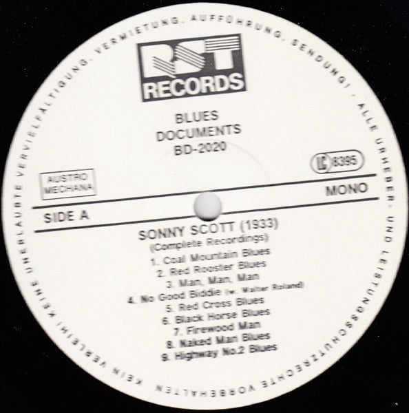 Sonny Scott – (1933) The Complete Recordings In Chronological Order, image 3