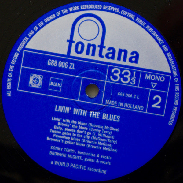 Sonny Terry & Brownie McGhee – Livin' With The Blues, image 4