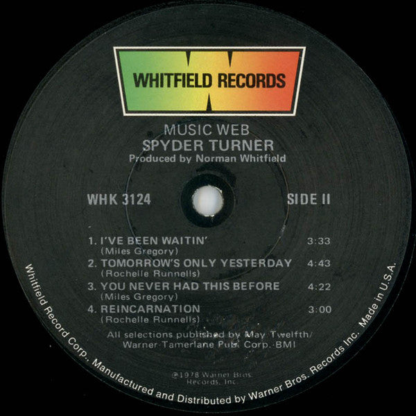 Spyder Turner – Music Web, image 4