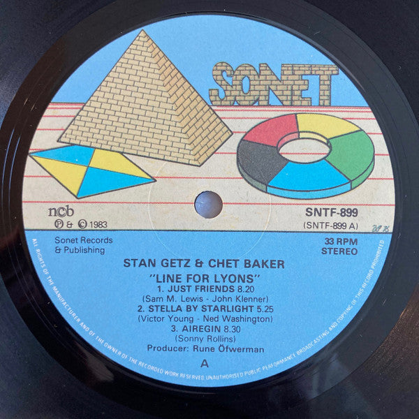 Stan Getz & Chet Baker – Line For Lyons, image 3