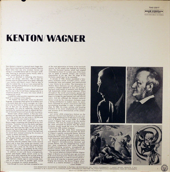 Stan Kenton – Kenton / Wagner, image 2