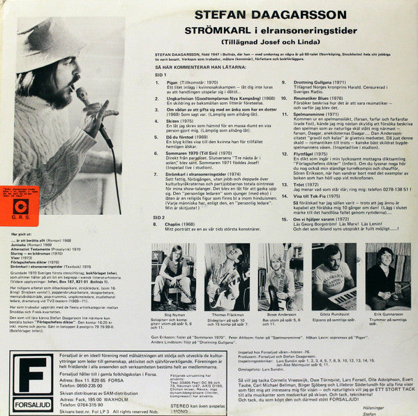 Stefan Daagarsson – Strömkarl I Elransoneringstider, image 2