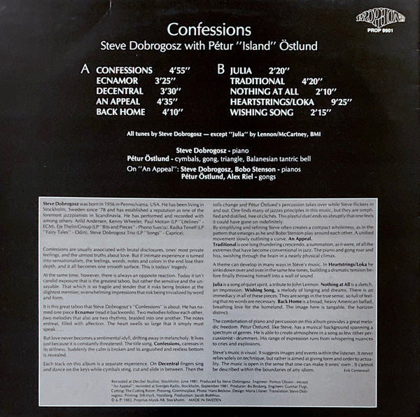 Steve Dobrogosz – Confessions, image 2
