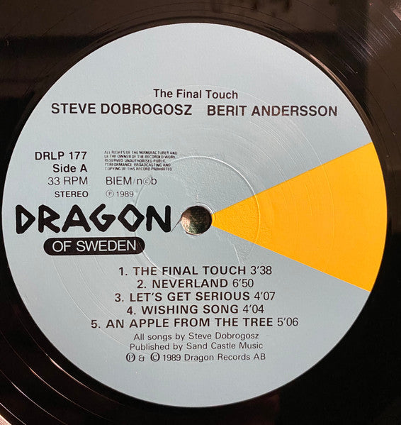 Steve Dobrogosz, Berit Andersson – The Final Touch, image 4