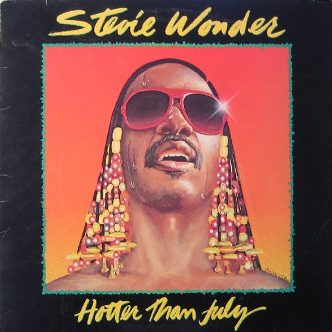 Front cover of Stevie Wonder – Hotter Than July, Motown, Scandinavia, 1980