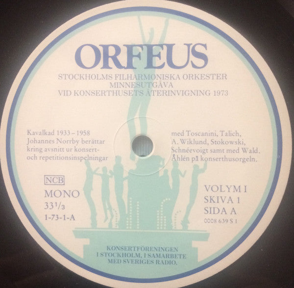 Stockholms Filharmoniska Orkester – Minnesutgåva Vid Konserthusets Återinvigning 1973 Volym 1, image 3