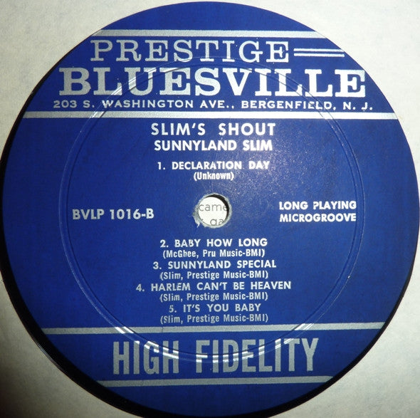 Sunnyland Slim – Slim's Shout, image 4