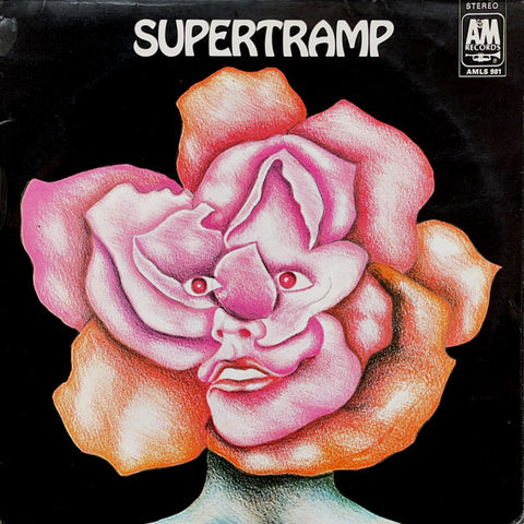 Front cover of Supertramp – Supertramp, A&M Records, UK, 1974