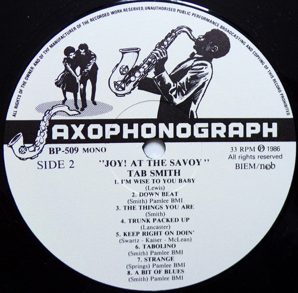 Tab Smith – Joy! At The Savoy, image 4
