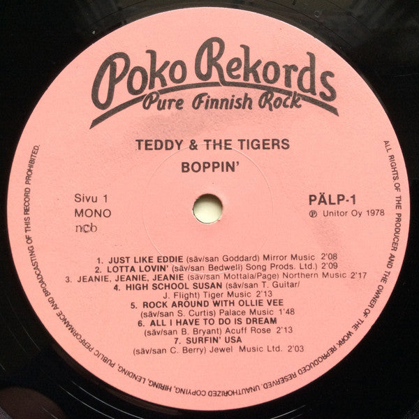 Teddy & The Tigers – Boppin', image 3
