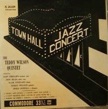 Front cover of Teddy Wilson – Town Hall Jazz Concert (Volume Four), Commodore, US, 1952