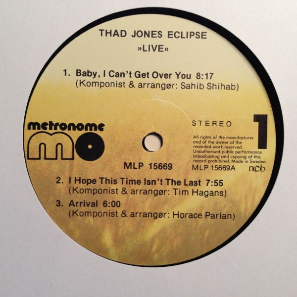 Thad Jones Eclipse – Live, image 3