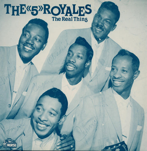 Front cover of The "5" Royales – The Real Thing, Dr. Horse, Sweden, 1984