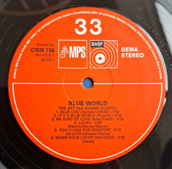 The Art Van Damme Quintet – Blue World, image 3