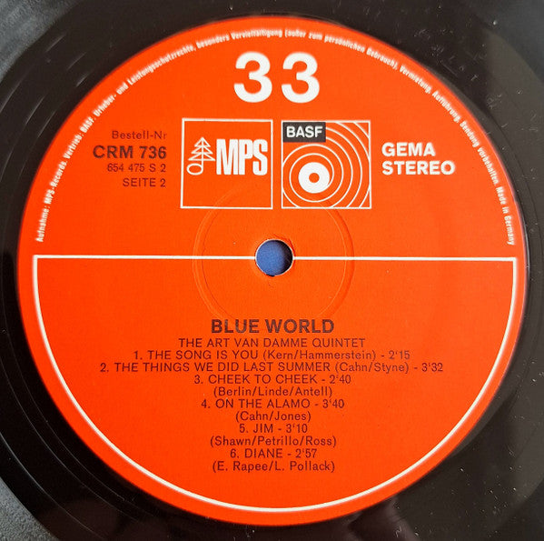 The Art Van Damme Quintet – Blue World, image 4