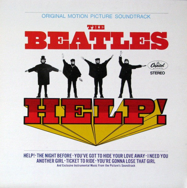 Front cover of The Beatles – Help! (Original Motion Picture Soundtrack), Capitol Records, Canada, 1980