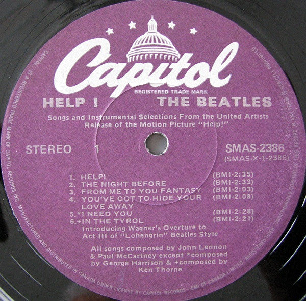 The Beatles – Help! (Original Motion Picture Soundtrack), image 4