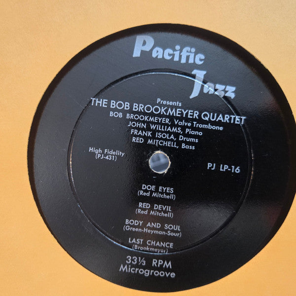 Bob Brookmeyer Quartet featuring John Williams And Red Mitchell – Bob Brookmeyer Quartet, image 4